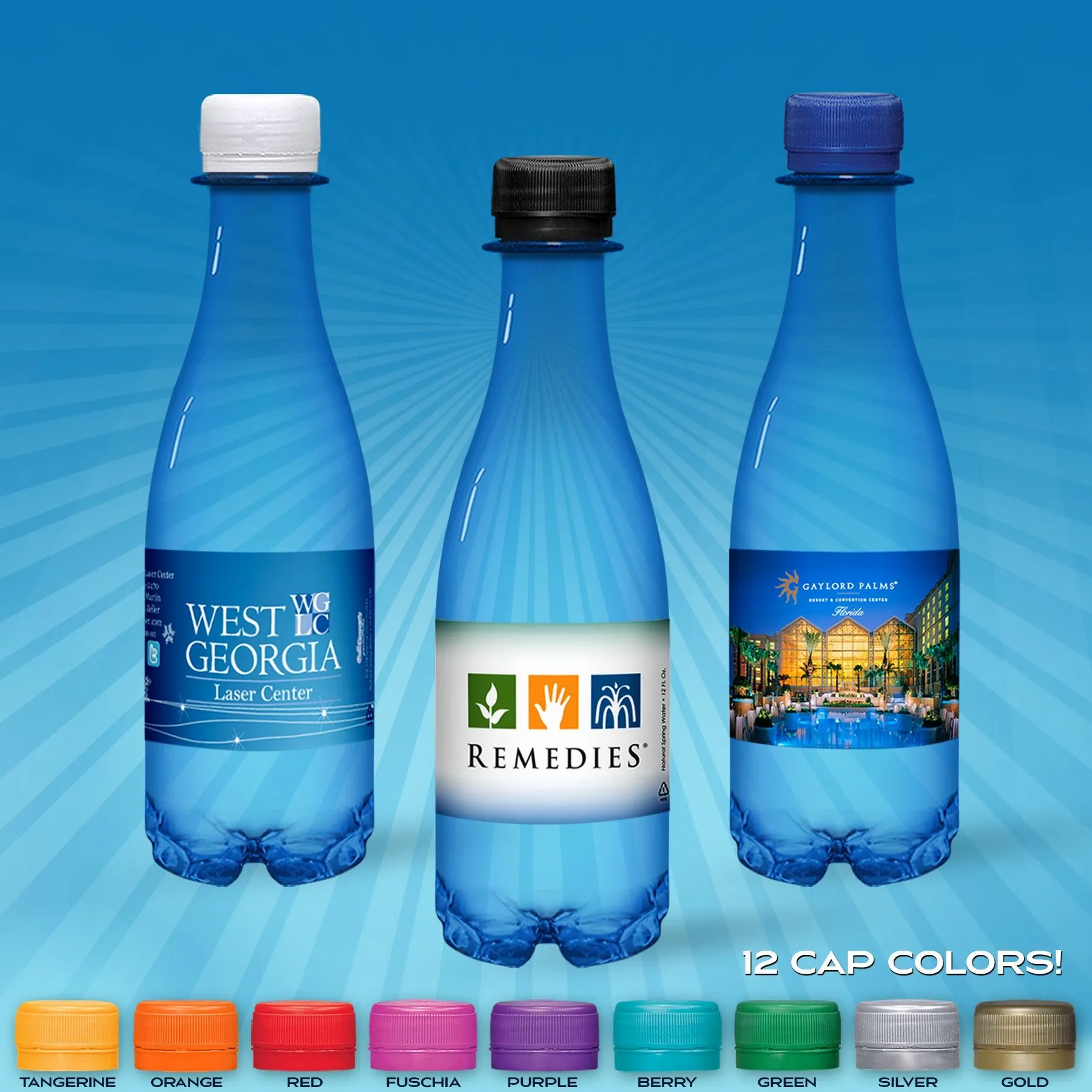 Custom Bottled Water - Webcam Covers Now