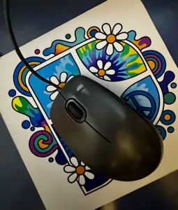 WebcamCoversNow.com - Custom Square Mouse Pad
