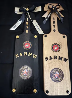 Kiss Cut Stickers - Decorative Wooden Paddles for the National Black Military Women NABMW Convention in October