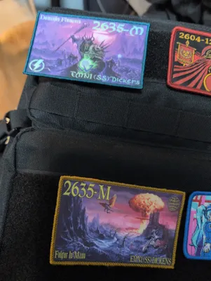 Printed Patches - Commemorative patches for my class