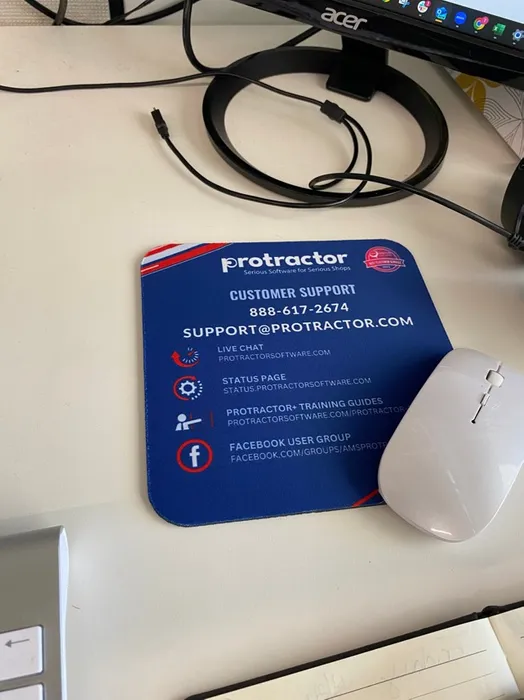 WebcamCoversNow.com - Custom Square Mouse Pad