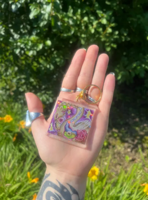 WebcamCoversNow.com - Acrylic Keychain