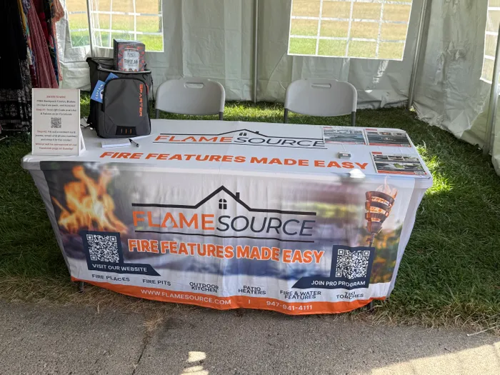 WebcamCoversNow.com - Custom Zip Up Trade Show Display Tension Fabric 10' x 8'