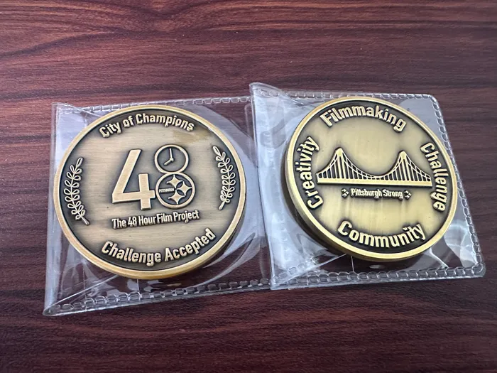 WebcamCoversNow.com - Die Struck Challenge Coins