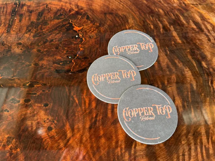 WebcamCoversNow.com - Kraft Paper Coaster