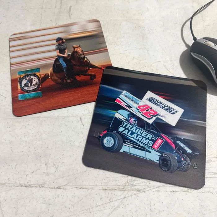 WebcamCoversNow.com - Custom Square Mouse Pad