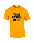 Gildan Adult Ultra Cotton T-Shirt Gold