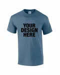 Gildan Adult Ultra Cotton T-Shirt Heather Indigo