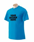 Gildan Adult Ultra Cotton T-Shirt Heather Sapphire