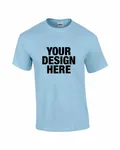 Gildan Adult Ultra Cotton T-Shirt Light Blue
