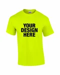 Gildan Adult Ultra Cotton T-Shirt SAFETY GREEN