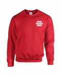 Gildan Adult Heavy Blend Adult 8 oz., 50/50 Fleece Crew RED