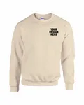 Gildan Adult Heavy Blend Adult 8 oz., 50/50 Fleece Crew SAND