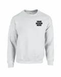 Gildan Adult Heavy Blend Adult 8 oz., 50/50 Fleece Crew Ash