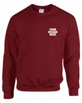Gildan Adult Heavy Blend Adult 8 oz., 50/50 Fleece Crew Garnet