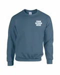 Gildan Adult Heavy Blend Adult 8 oz., 50/50 Fleece Crew Indigo Blue