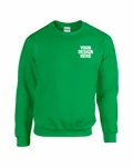 Gildan Adult Heavy Blend Adult 8 oz., 50/50 Fleece Crew Irish Green