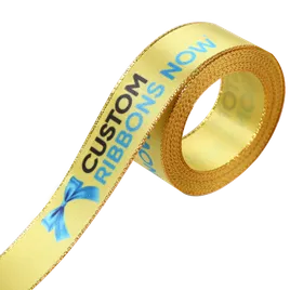 Metallic Edge Satin Ribbon - Webcam Covers Now