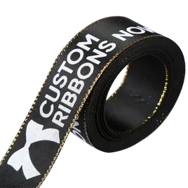 Metallic Edge Satin Ribbon - Webcam Covers Now