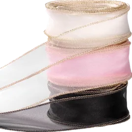 Blank Metallic Edge Wavy Ribbon - Webcam Covers Now