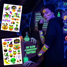 UV Glow Fluorescent Tattoos - Webcam Covers Now