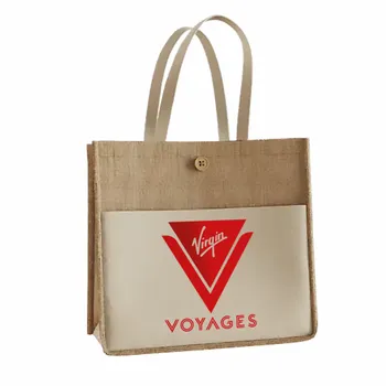 Jute Tote Bags - Webcam Covers Now