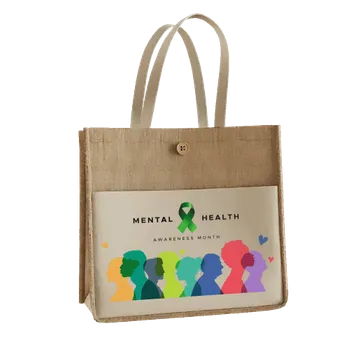 Jute Tote Bags - Webcam Covers Now