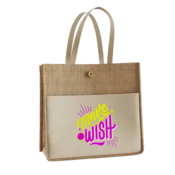 Jute Tote Bags - Webcam Covers Now