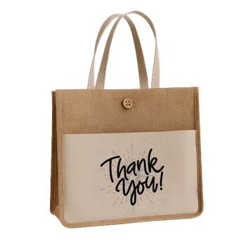 Jute Tote Bags - Webcam Covers Now