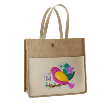 Jute Tote Bags - Webcam Covers Now