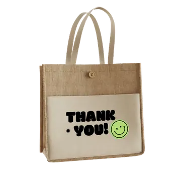 Jute Tote Bags - Webcam Covers Now