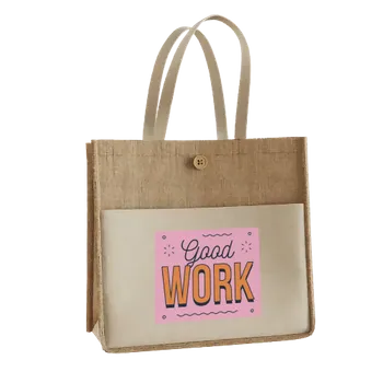 Jute Tote Bags - Webcam Covers Now