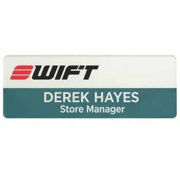Acrylic Name Badges - Webcam Covers Now