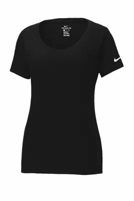 Nike Women's Dri-FIT Cotton/Poly Scoop Neck Tee. NKBQ5234 - Webcam Covers Now
