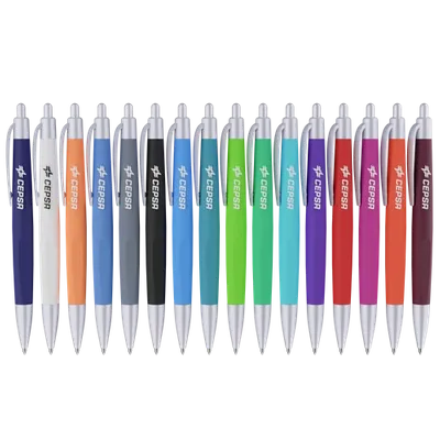 Field Retractable Plastic Ball Pen - 2 Color