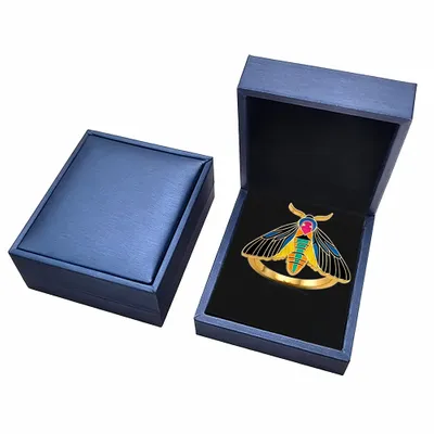 Blue PU Box - Webcam Covers Now