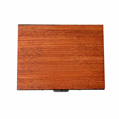 Bubinga with Black Frame - Webcam Covers Now