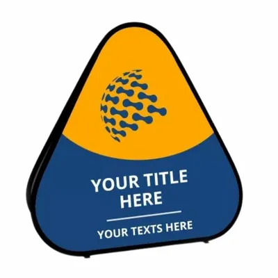 Triangle Pop Up Banners - Webcam Covers Now