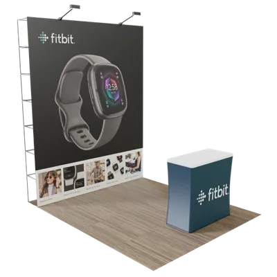 8' x 8' Straight Pop-Up Display - Webcam Covers Now