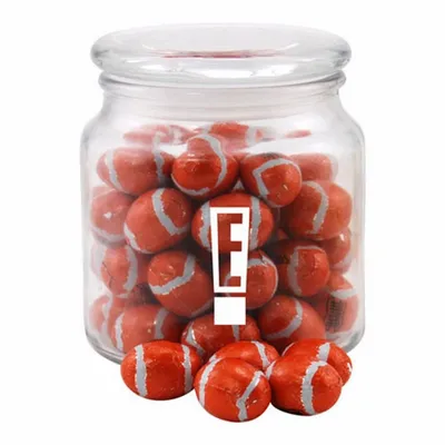Jar with Chocolate Footballs - SG400 - Webcam Covers Now