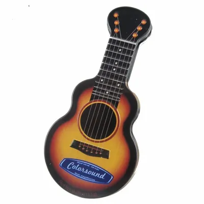 Gold Acoustic Guitar Shaped Mint Tin - Webcam Covers Now