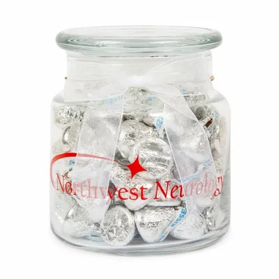 22oz. Glass Jar - Hershey's Chocolate Kisses - Webcam Covers Now