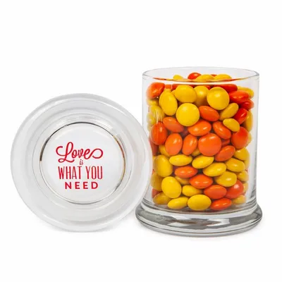 Glass Gourmet Jar - Chocolate Buttons - Webcam Covers Now