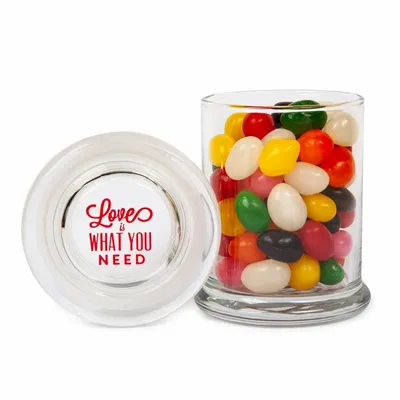 Glass Gourmet Jar - Jelly Beans - Webcam Covers Now