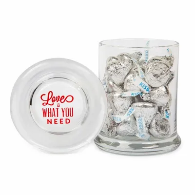 Glass Gourmet Jar - Hershey's Chocolate Kisses - Webcam Covers Now