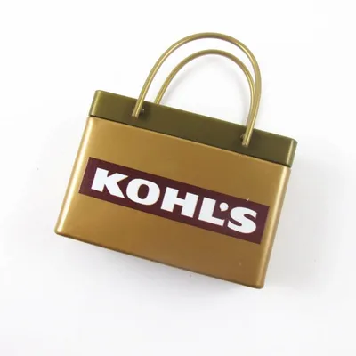 Gold Shopping Bag Tin - Webcam Covers Now