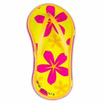 Floral Orange Flip Flop Mint Tin - Webcam Covers Now