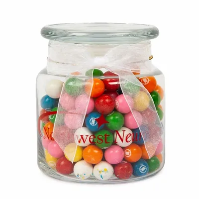 22oz. Glass Jar - Rainbow Bubble Gum - Webcam Covers Now