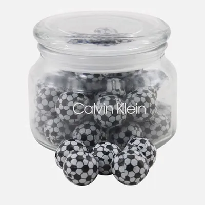 Jar with Chocolate Soccer Balls - SG200 - Webcam Covers Now