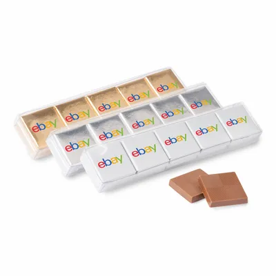 Ten Piece Chocolate Foiled Square Acetate- Full Color - Webcam Covers Now